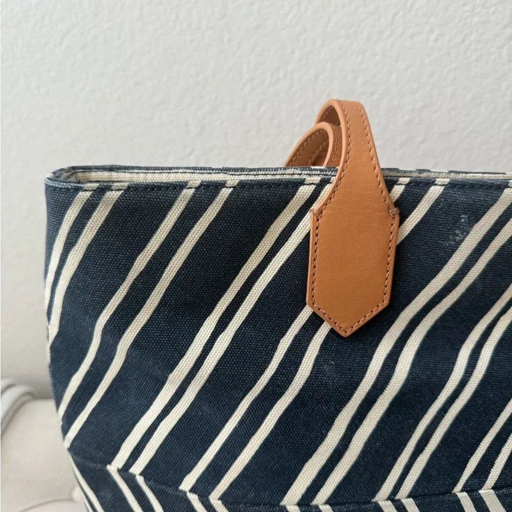 Tory Burch Ella Jacquard Stripe Tote